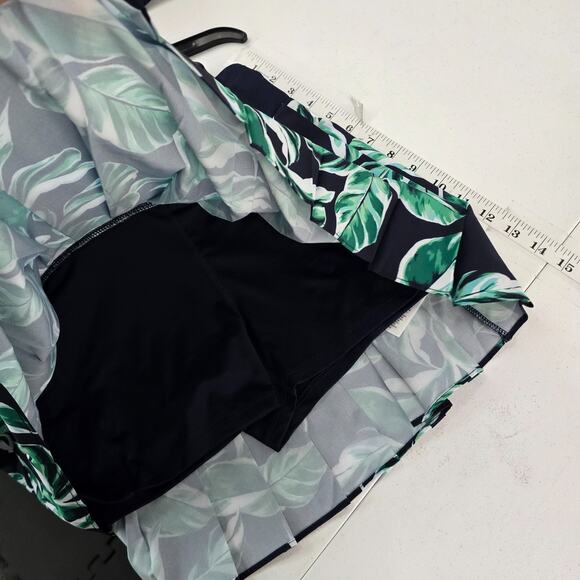 NWT Tommy Bahama Everyday Active Women's 2-Piece Set Navy Pullover & Leaf Skort - Picture 8 of 11